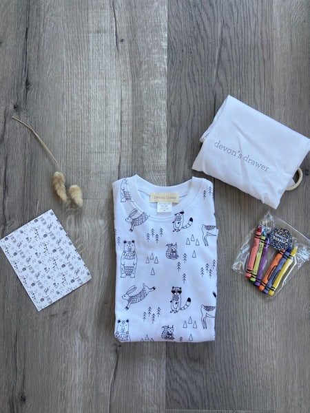 Woodland Color On Tee