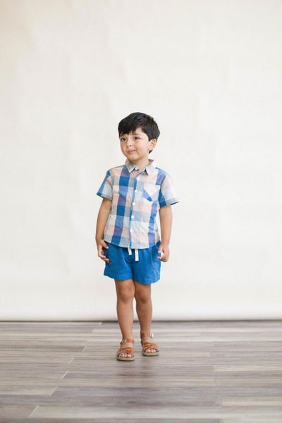 Thistle Shirt in Blue Chex
