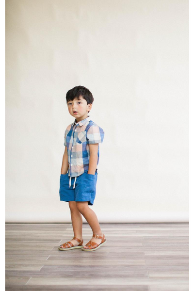 Thistle Shirt in Blue Chex