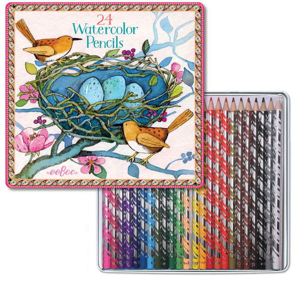 Birds Nest Watercolor Pencils