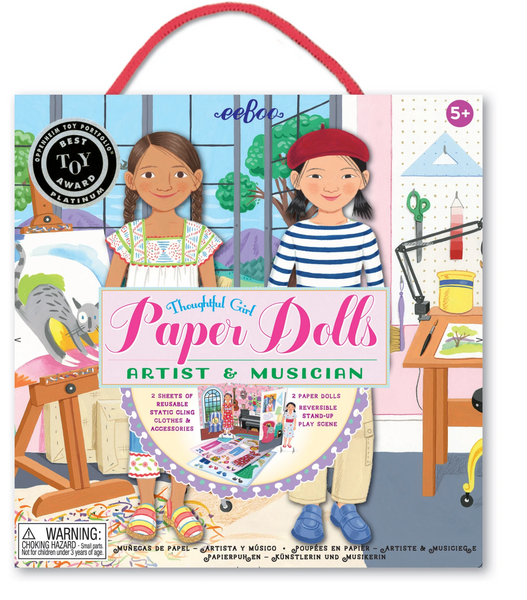 Thoughtful Girls Paper Doll Set