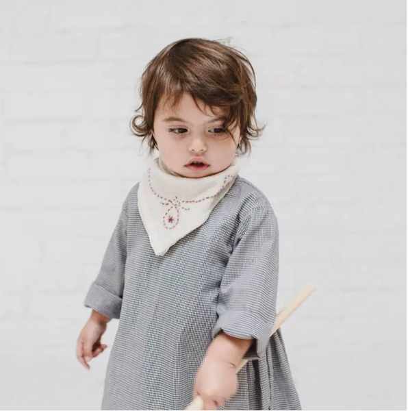 Faded Rose Bandana Bib