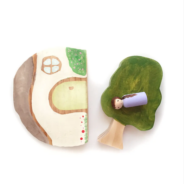 Wooden Forest Playset