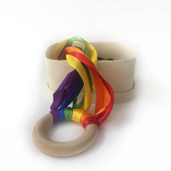 Wood and Ribbon Hand Kites