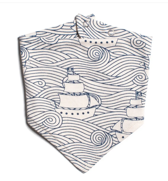 Winter Water Factory High Seas Kerchief Bib