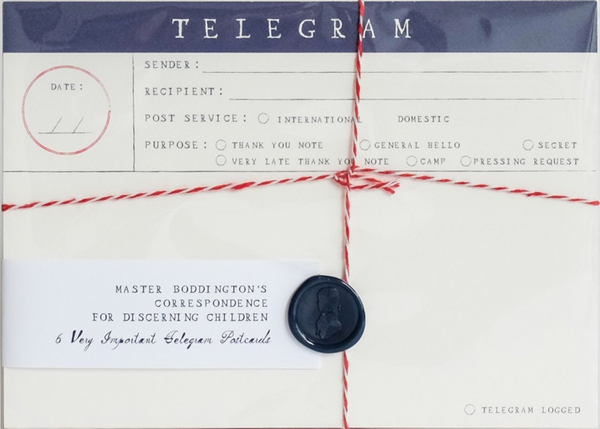 Mr. Boddington's Telegram Postcard Set