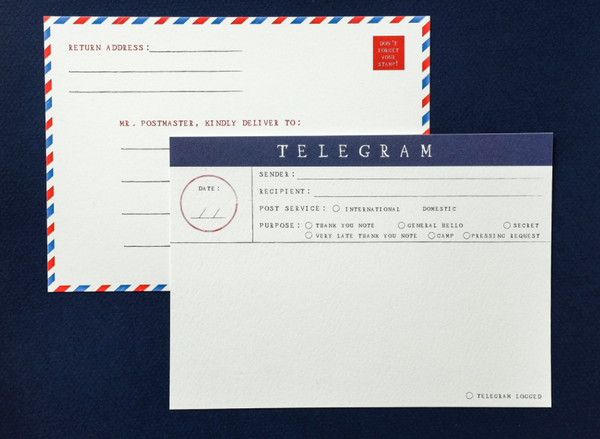 Mr. Boddington's Telegram Postcard Set