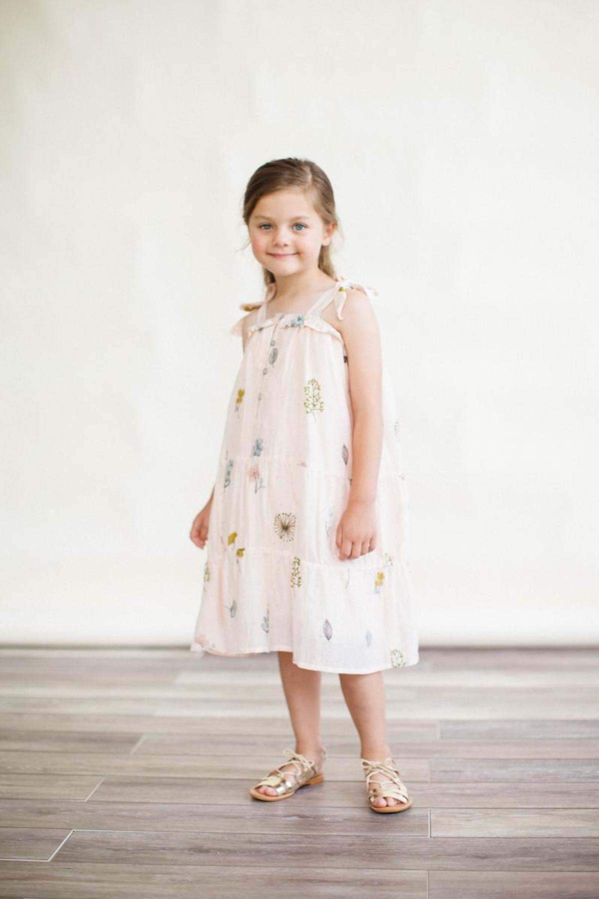 The Dahlia Dress in Pressed Flowers
