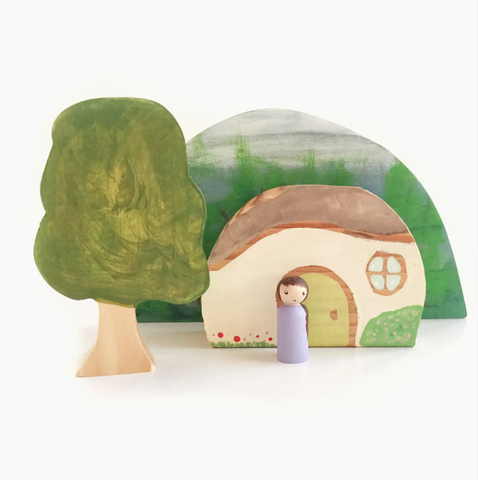 Wooden Forest Playset