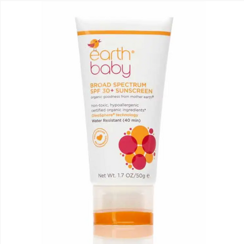 Earth Baby Broad Spectrum 30+ Sunscreen