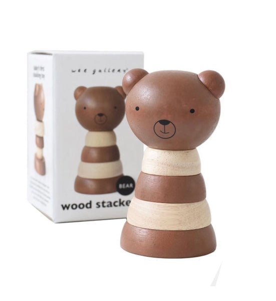 Wee Gallery Wooden Bear Stacker